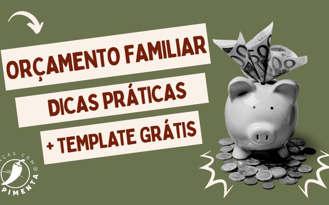 Orçamento Familiar: dicas práticas + template grátis