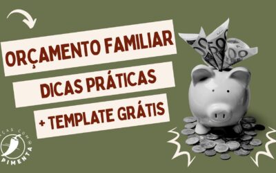Orçamento Familiar: dicas práticas + template grátis